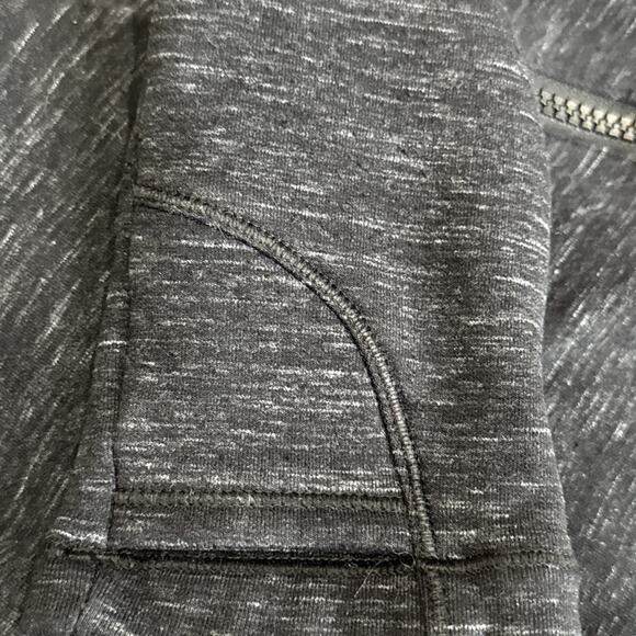 Athleta | Women’s SZ S| Charcoal Triumph Hoodie Sweatshirt Jacket | Full Zip - Picture 5 of 7